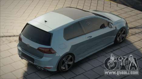 Volkswagen Golf R [Light Blue] for GTA San Andreas