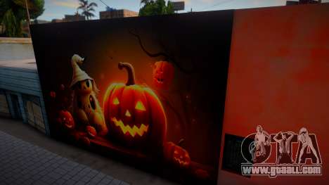 Mural Halloween for GTA San Andreas