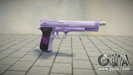 Purple Gun Desert Eagle for GTA San Andreas