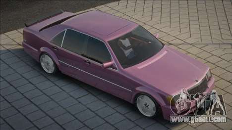 Mercedes-Benz W140 Tun [Pink] for GTA San Andreas