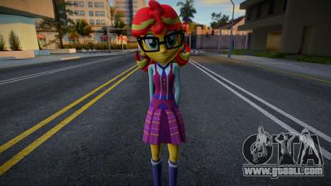 My Little Pony Sunset Shimmer School Uniform for GTA San Andreas