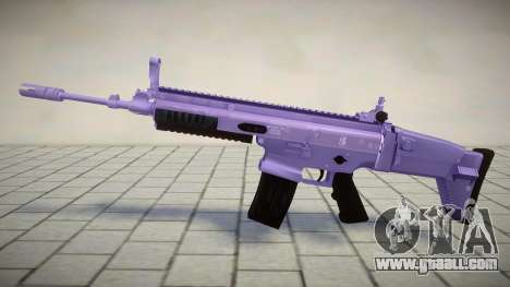 M4 Purple Gun for GTA San Andreas