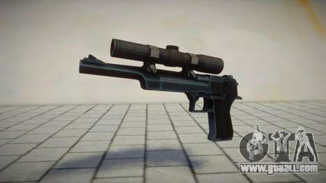 Long Muzzle Desert Eagle (Meryl Gun) - MGS4 v1 for GTA San Andreas