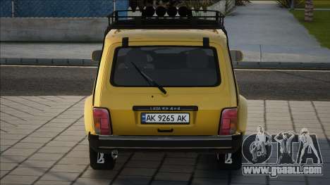 LADA Niva UKR Plate for GTA San Andreas