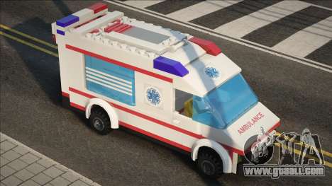 Lego Ambulance [CCD] for GTA San Andreas