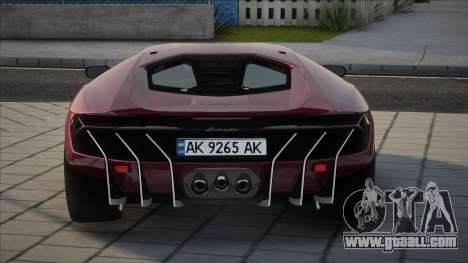 Lamborghini Centenario Ukr Plate for GTA San Andreas