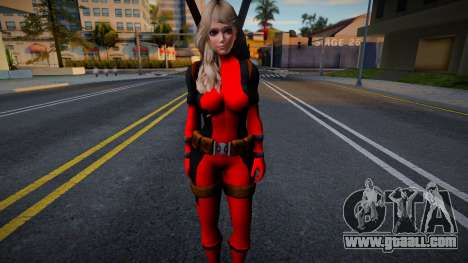 DOAXVV Amy - Lady Deadpool Outfit for GTA San Andreas