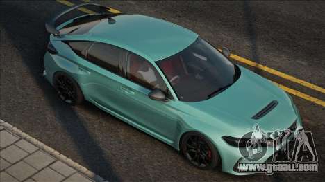 Honda Civic Oriel 2023 [Cyan Blue] for GTA San Andreas