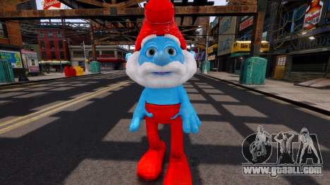 Papa - The Smurfs for GTA 4