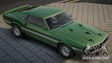 Shelby GT500 1969 [Green] for GTA San Andreas