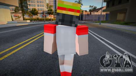 Wfyburg Minecraft Ped for GTA San Andreas