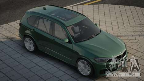 BMW X5 F15 [Green] for GTA San Andreas