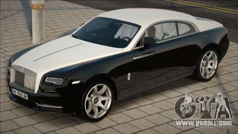 Rolls-Royce Wraith UKR Plate for GTA San Andreas