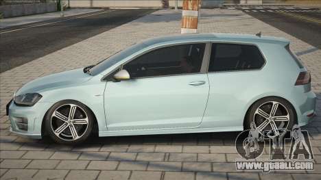 Volkswagen Golf R [Light Blue] for GTA San Andreas