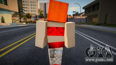 Vbfyst2 Minecraft Ped for GTA San Andreas