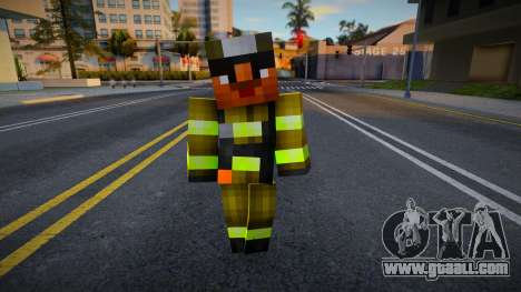 Lvfd1 Minecraft Ped for GTA San Andreas