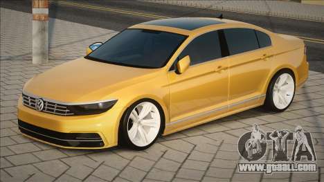 Volkswagen Passat [Yellow] for GTA San Andreas