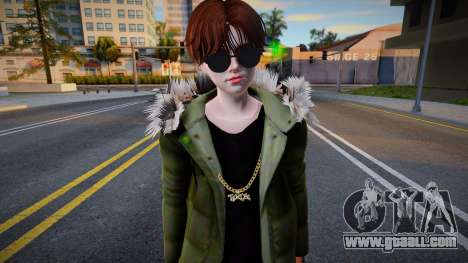 Skin Fivem Green Smokey for GTA San Andreas