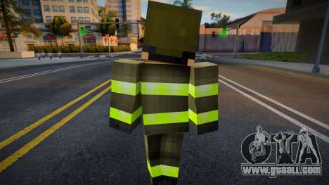 Sffd1 Minecraft Ped for GTA San Andreas