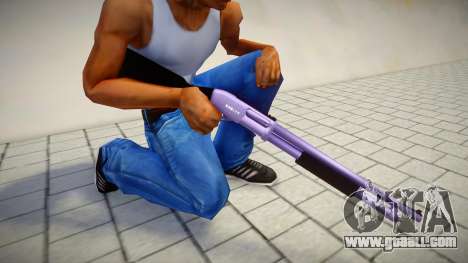 Chromegun Purple Gun for GTA San Andreas