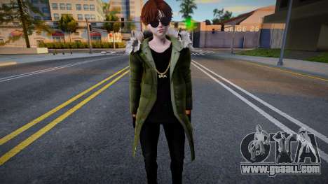 Skin Fivem Green Smokey for GTA San Andreas