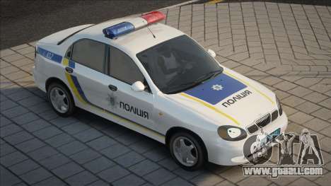 Daewoo Lanos Police of Ukraine for GTA San Andreas