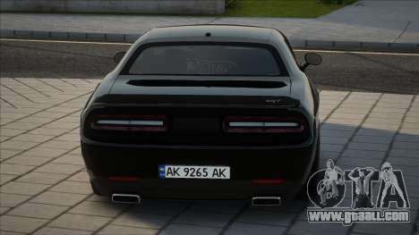 Dodge Challenger SRT Hellcat Black for GTA San Andreas