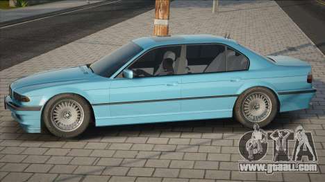 BMW E38 750I [Blue] for GTA San Andreas