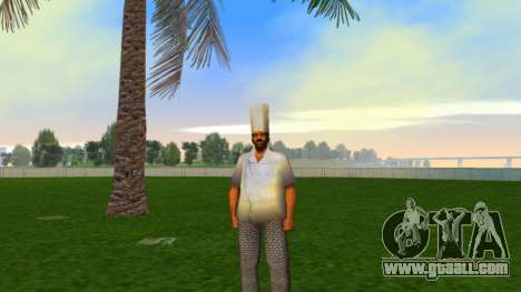 Chef Upscaled Ped for GTA Vice City