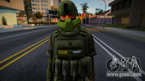 Uniformed Policeman 7 for GTA San Andreas