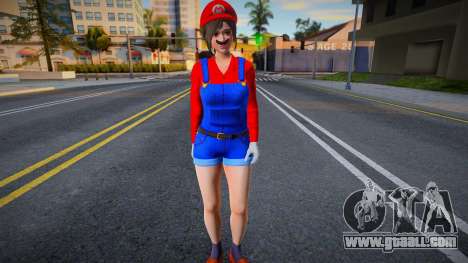 DOAXVV Sayuri - Super Mario Outfit v1 for GTA San Andreas