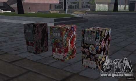 New Textures for Some Objects for GTA San Andreas
