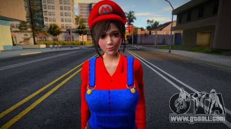 DOAXVV Sayuri - Super Mario Outfit v2 for GTA San Andreas
