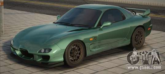 Mazda RX7 [Green] for GTA San Andreas