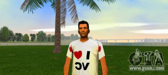 Tommy I Love VC T-Shirt for GTA Vice City