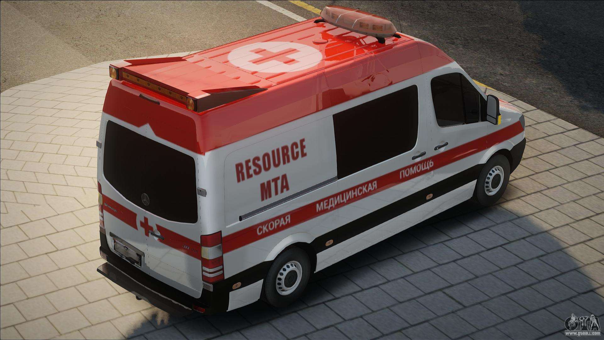 Mercedes-Benz Ambulance for GTA San Andreas