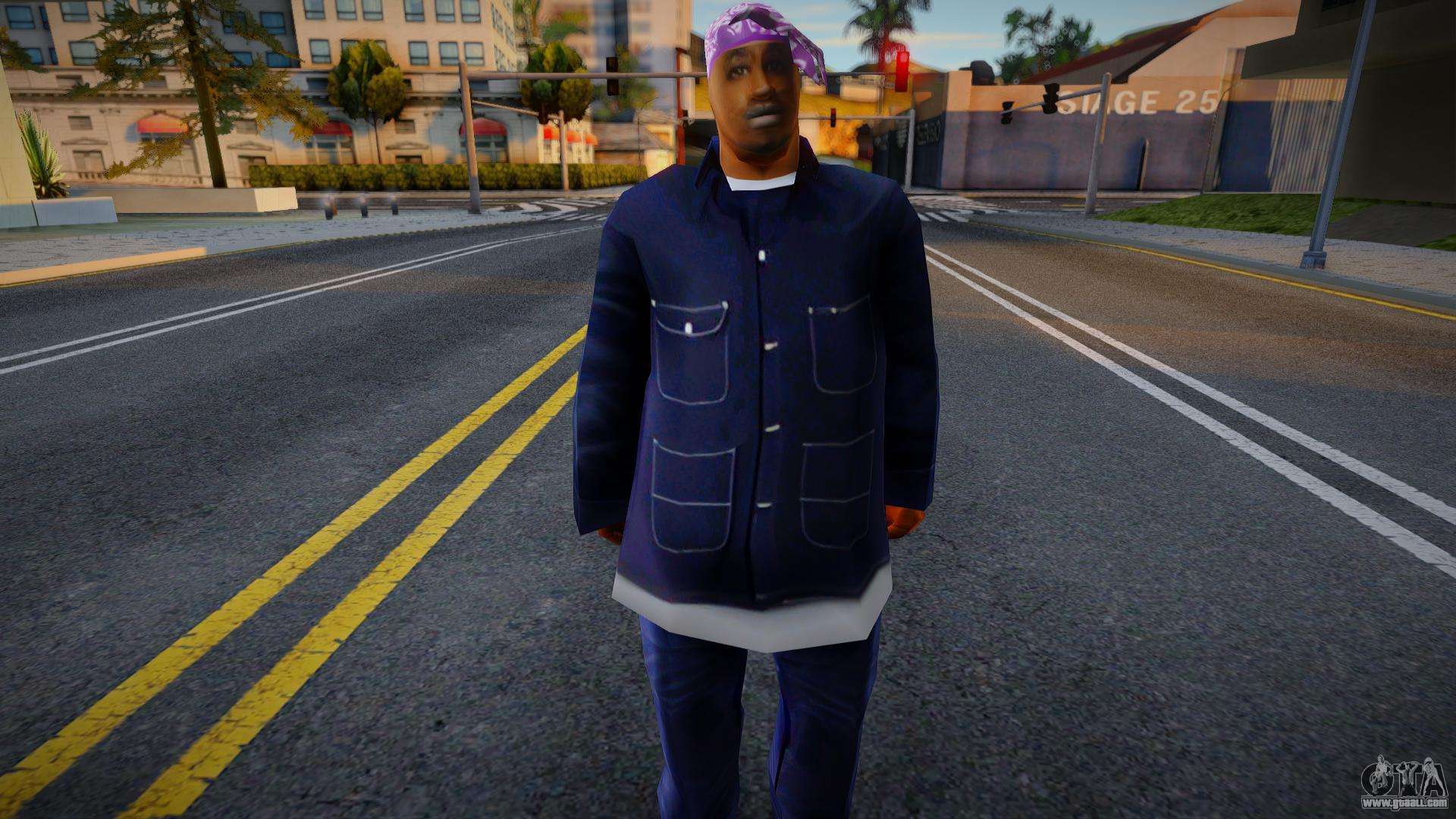 Ballas2 Upscaled Ped for GTA San Andreas