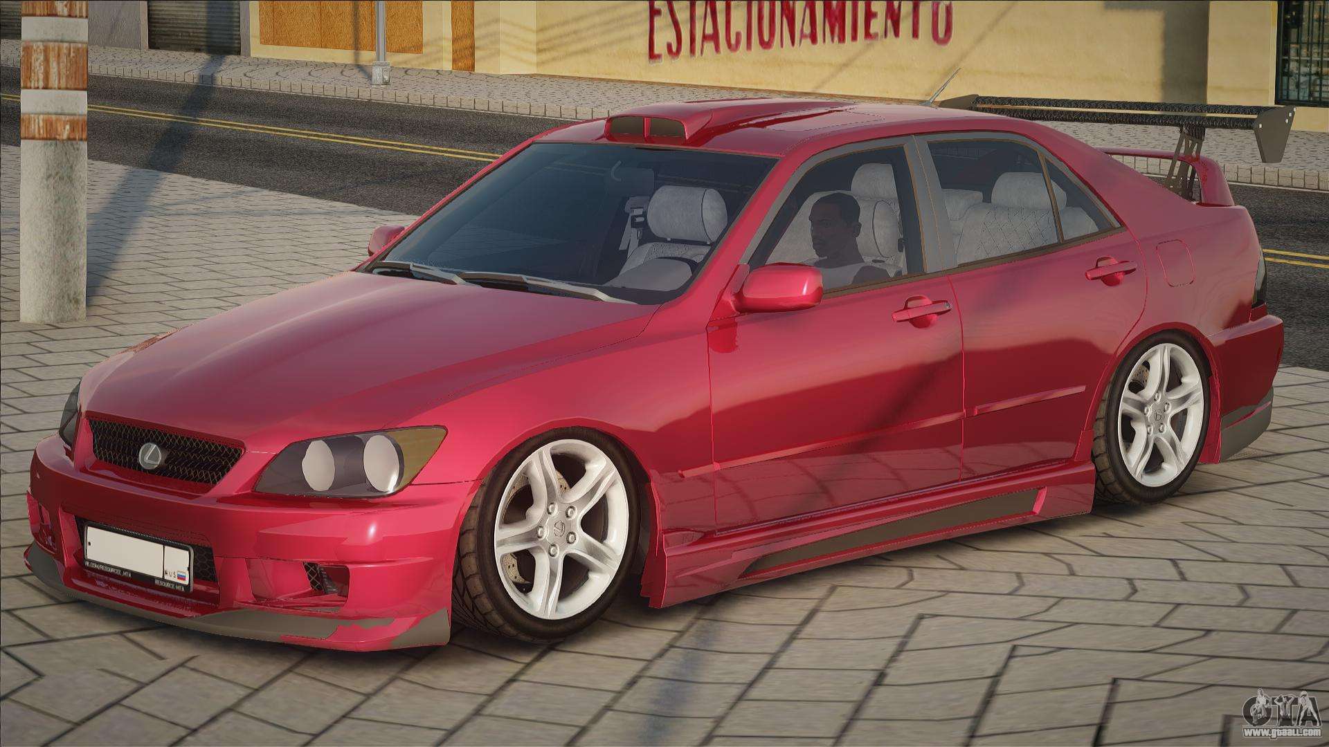 Lexus Is300 [Red] for GTA San Andreas