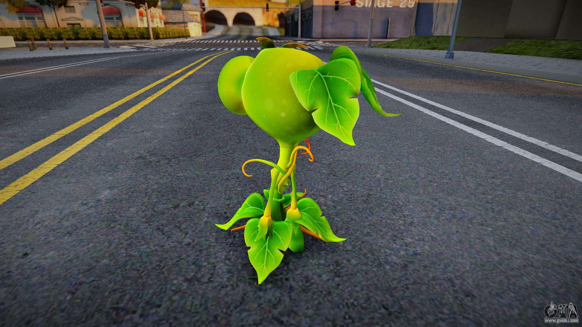 GTA 5 Mod Peashooter Plants Zombies - GTA 5 Mods Website