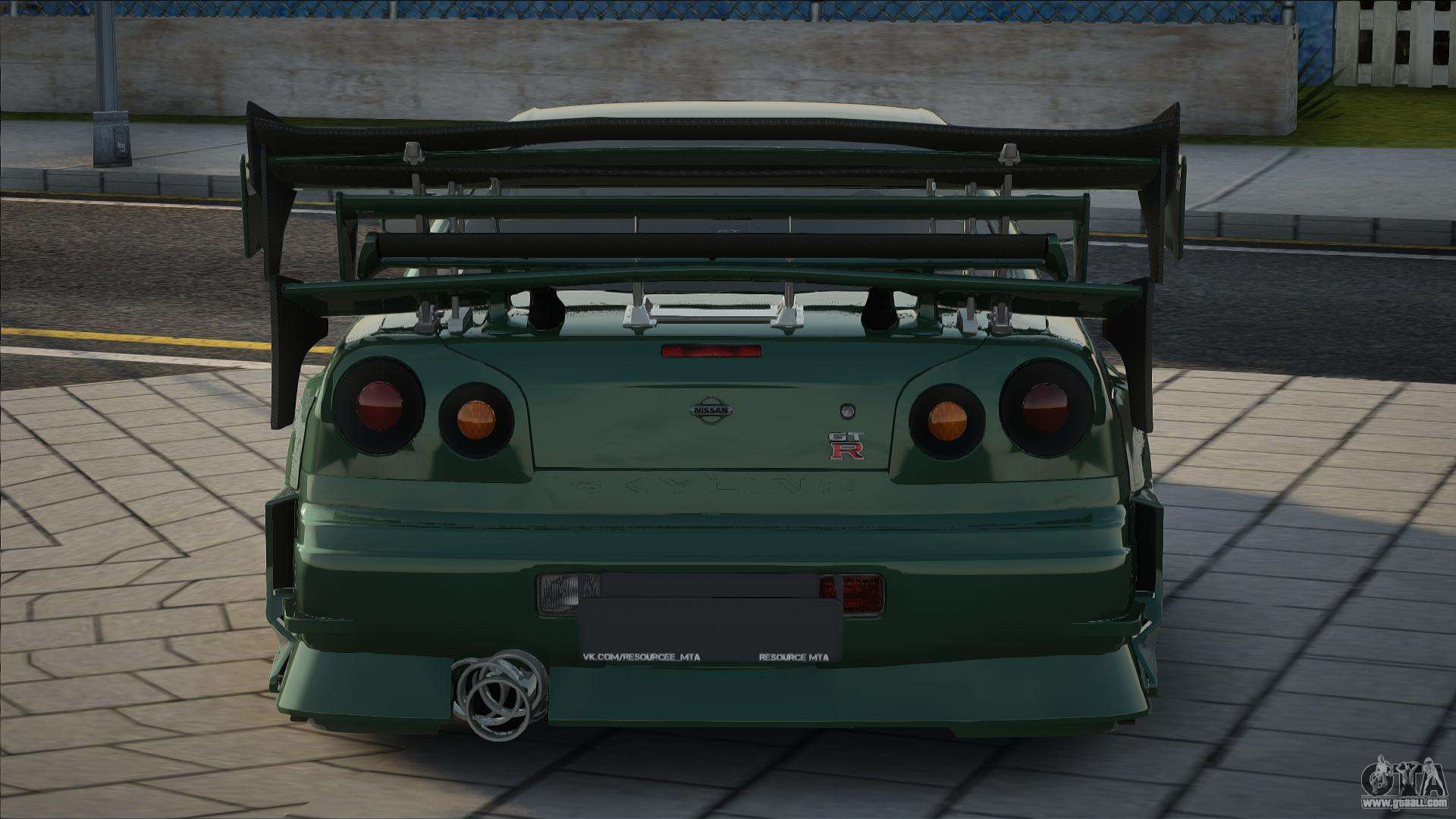 Nissan Skyline R34 [Res] for GTA San Andreas