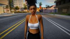 Cute dark-skinned girl for GTA San Andreas