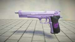 Purple Gun Desert Eagle for GTA San Andreas