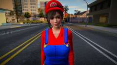 DOAXVV Sayuri - Super Mario Outfit v2 for GTA San Andreas