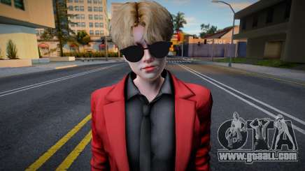 Skin Fivem Crimson Maroon Blazer for GTA San Andreas