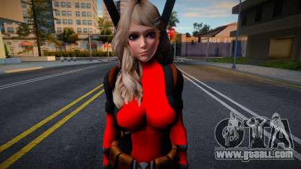 DOAXVV Amy - Lady Deadpool Outfit for GTA San Andreas