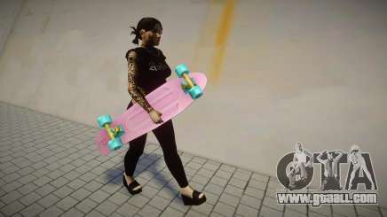 Pink Skateboard for GTA San Andreas