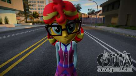 My Little Pony Sunset Shimmer School Uniform for GTA San Andreas