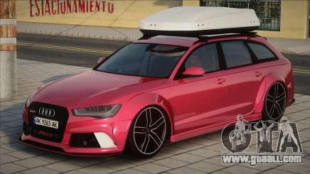 Audi RS6 Avant UKR Plate for GTA San Andreas