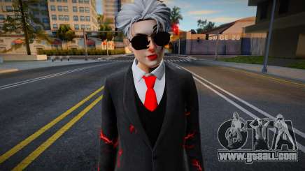 Skin Fivem Mafia White Tiger for GTA San Andreas