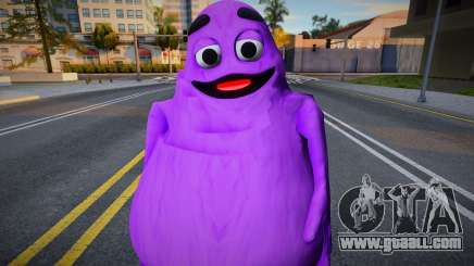 Grimace Shake del MC Donalds y juego de terror for GTA San Andreas